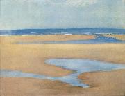 William Stott of Oldham Returning Tide oil painting artist